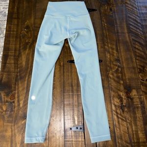 blue lululemon leggings size 2